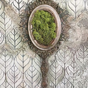 Трафарет - Липа без шва - Фотография интерьере 16