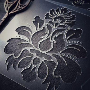 Трафарет - Аврора цветок