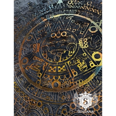 Трафарет - Календарь Майя