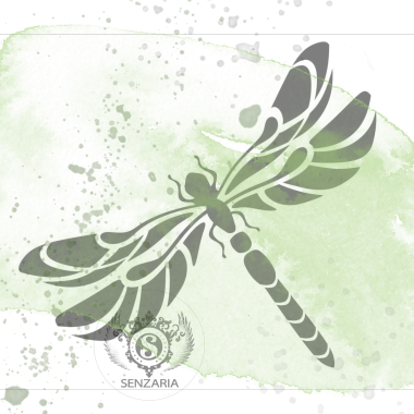 Трафарет - Большая стрекоза