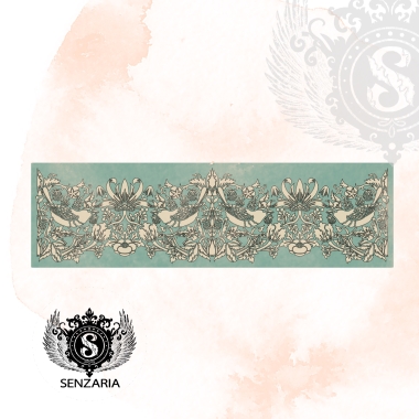 Трафарет - Клубничный воришка бордюр